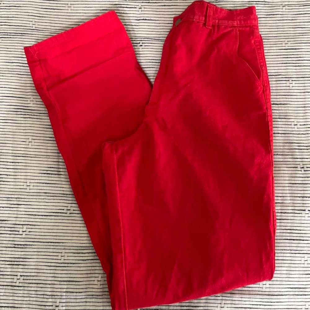 red Rockies paper bag pants